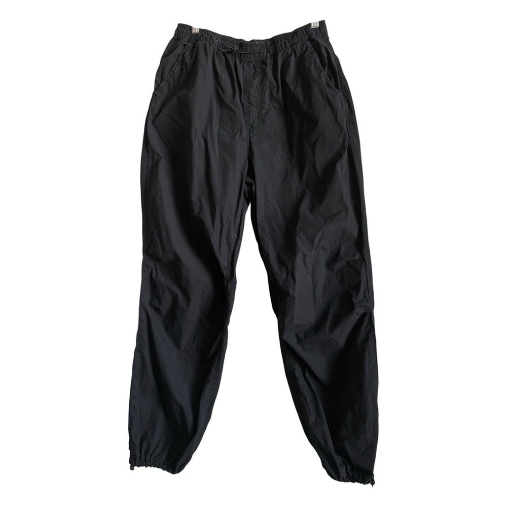Zara Black Parachute Pants Baggy Balloon Leg Utility Streetwear Cargo Small
